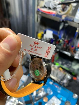 Reloj Automático Doble volante Aliang- Black Skull