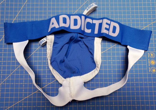 ADDICTED Jockstrap Talla M Azul/Blanco