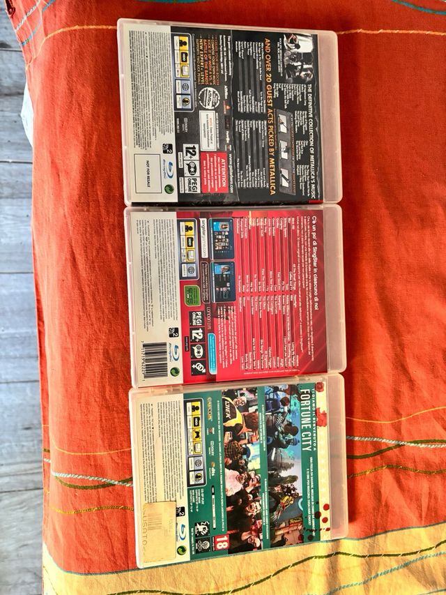 lotto da 3 giochi PlayStation 3