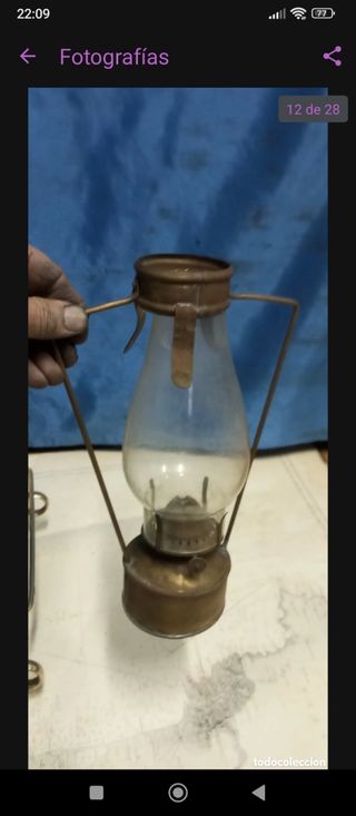 Farol de barco original náutico de latón