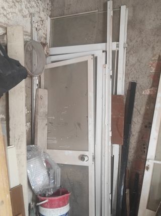 Mamparas con puerta, mejor ver en persona