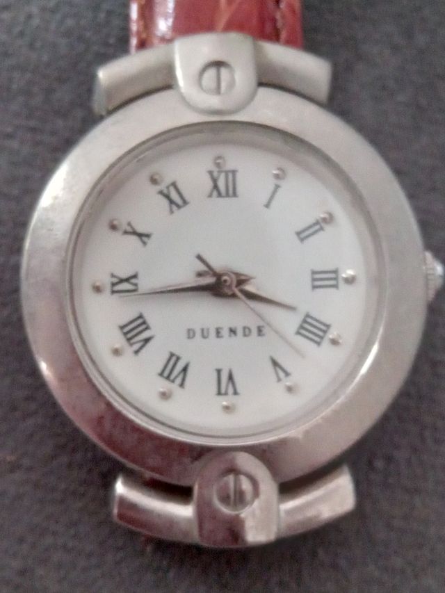 Reloj Correa piel marrón rojizo