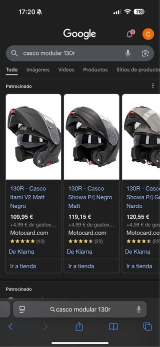 Casco de Moto Shoei y 130R
