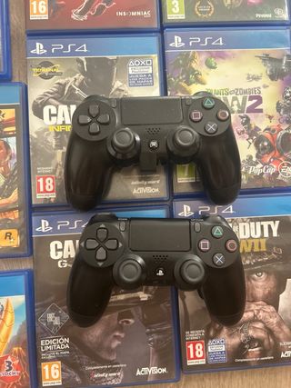 play 4 dos mandos y muchos juegos