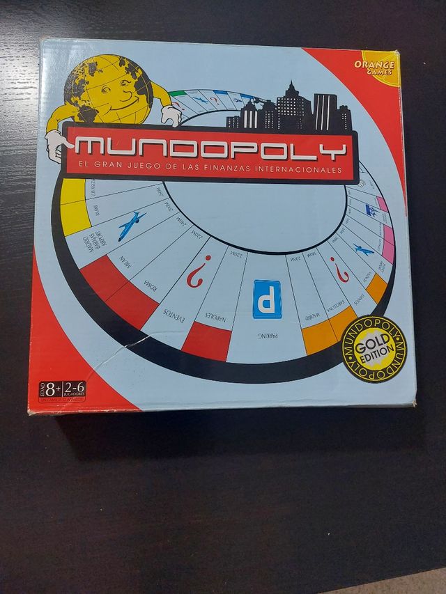 Mundopoly Juego de Mesa Edición Oro