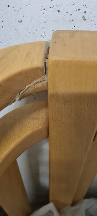 Lettino Foppa Pedretti in legno usato