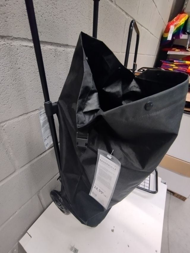 Carro de la compra Ikea negro
