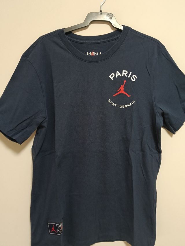 Camiseta Jordan PSG Algodón Azul