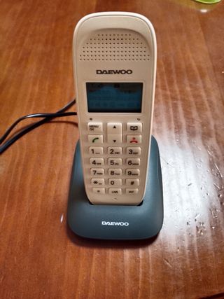 Teléfono fijo Daewoo beige
