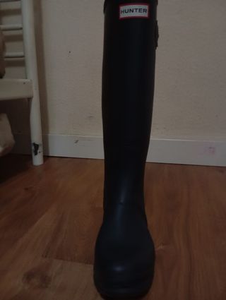 Botas Hunter Talla 38 Negras + Calcetines