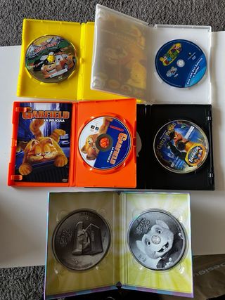 Lote 5 Películas DVD Infantiles Español