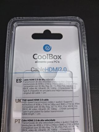 Cable HDMI 2.0 CoolBox Alta Velocidad 4K