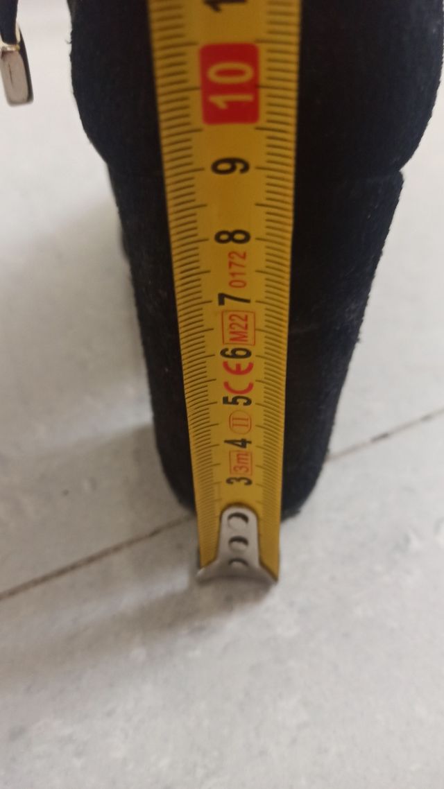 Botines Zendra Piel Serraje Negro Talla 38