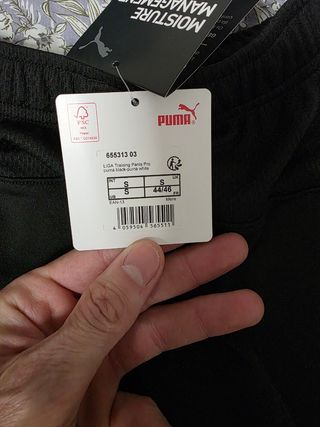 Pantalon chándal Puma DryCELL Negro talla S 