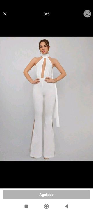 Mono sexy blanco nuevo sin estrenar 