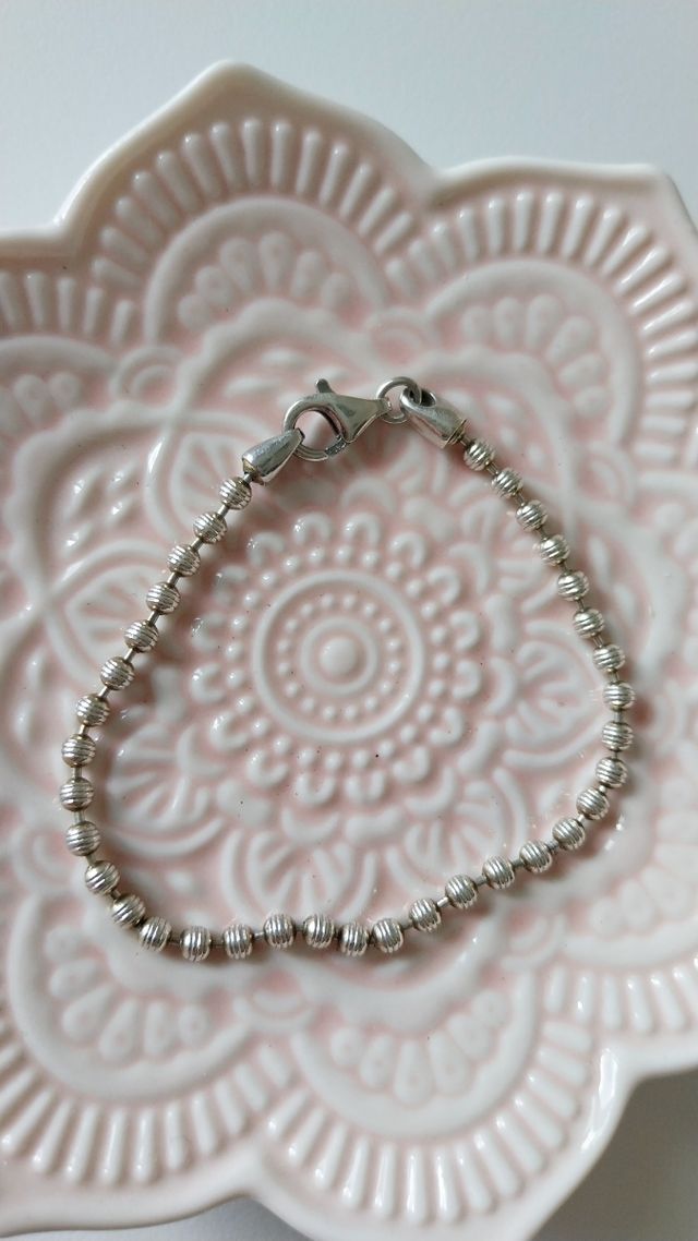 Braccialetto Palline Argento 925