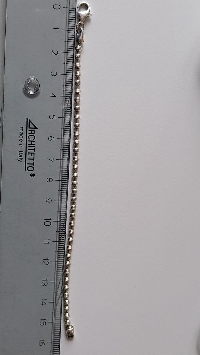 Braccialetto Palline Argento 925