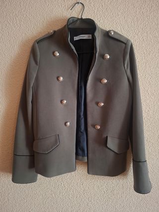 Chaqueta Mango Verde Militar