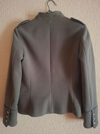 Chaqueta Mango Verde Militar