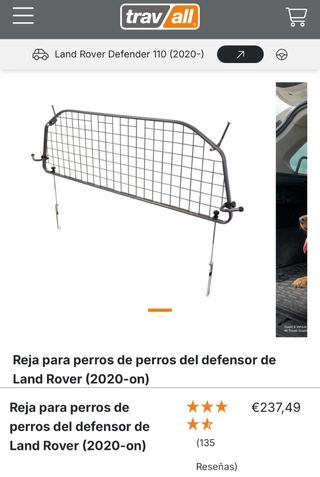 Reja divisoria Land Rover Defender