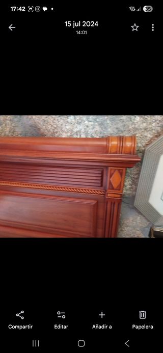 Cama completa de madera
