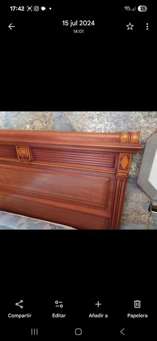 Cama completa de madera