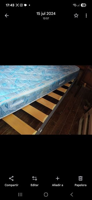 Cama completa de madera