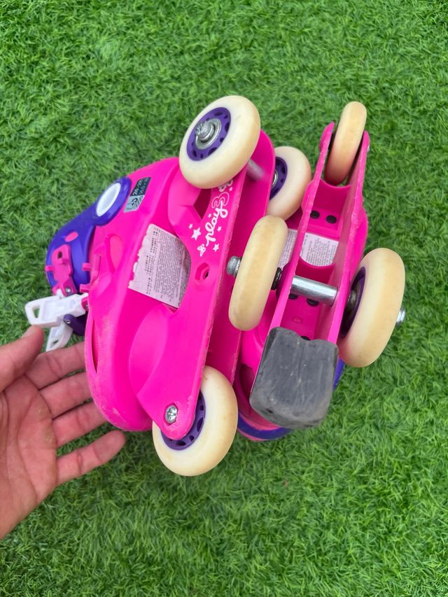 Patines infantiles rosas