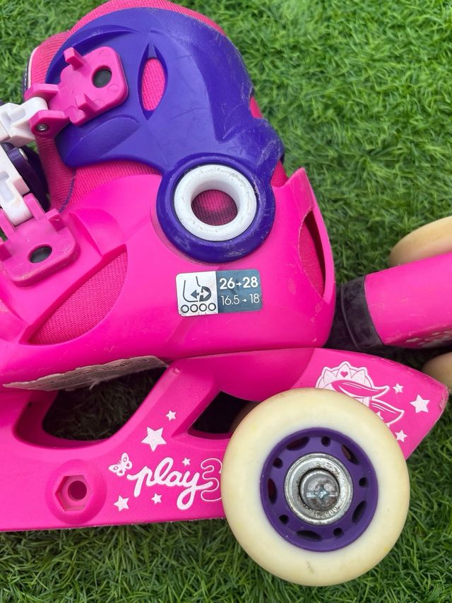 Patines infantiles rosas