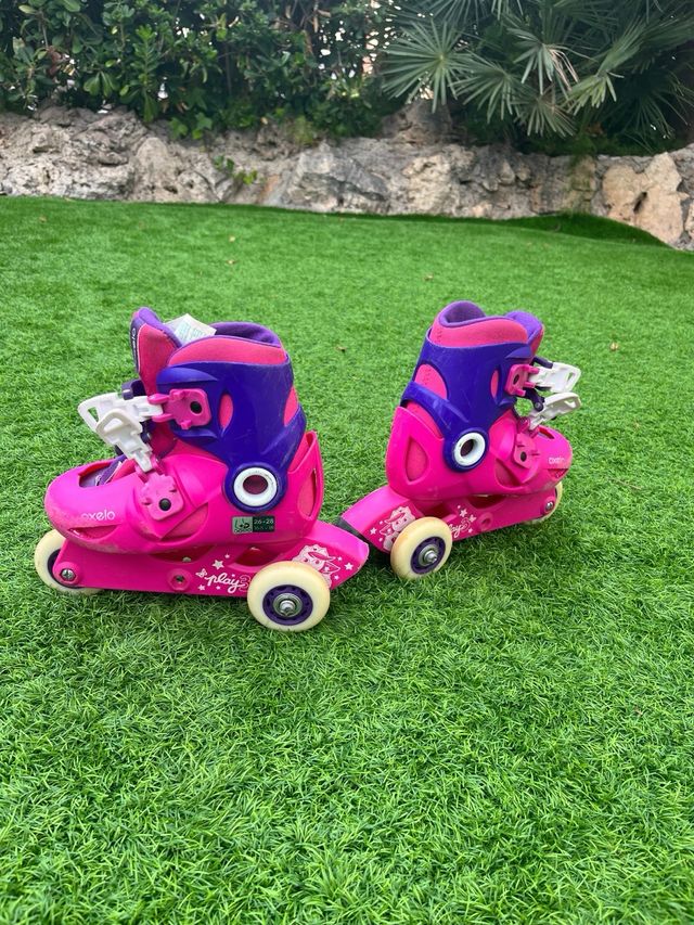 Patines infantiles rosas