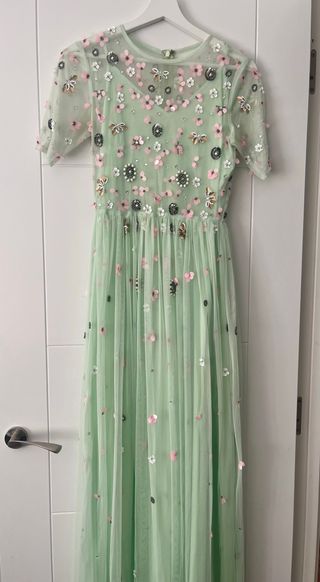 Vestido Coosy tul y pedrería Talla M