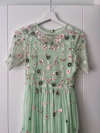 Vestido Coosy tul y pedrería Talla M