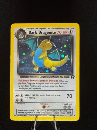Carta Pokémon Dark Dragonite R Holo