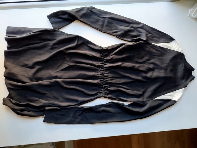 Vestido Zara Negro Cremallera