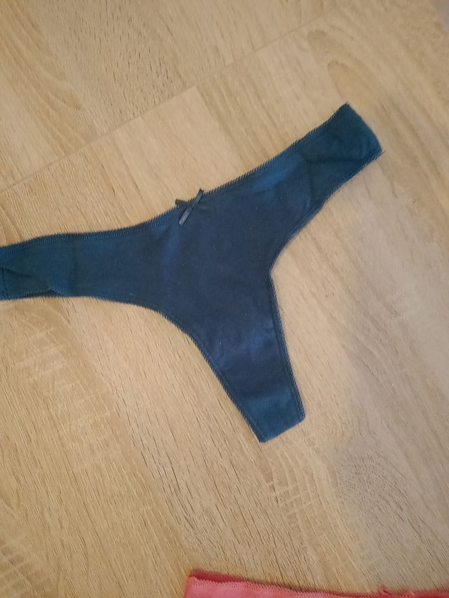 Pack 5 tangas mujer varios colores 100% algodón