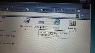 Portátil antiguo Compaq Presario 700 Windows 2000