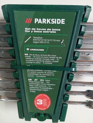 2 Juegos Llaves Bocas Estrellas y fijas Parkside