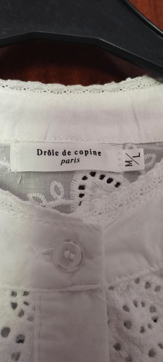 Camisa boho romántica bordada