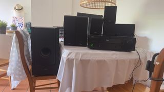 Equipo de música Denon AVR 390 5.1 + bluetooth