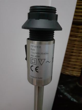 Pie de lámpara IKEA Rodd Acero Inoxidable