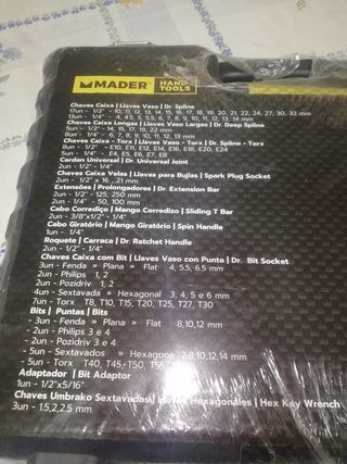 Juego de Llaves de Vaso MADER 108 Piezas