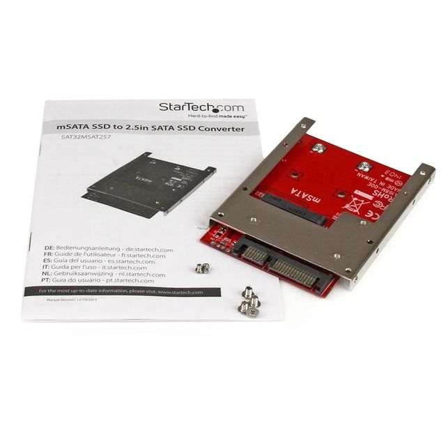 Adaptador Startech mSATA a SATA 2.5
