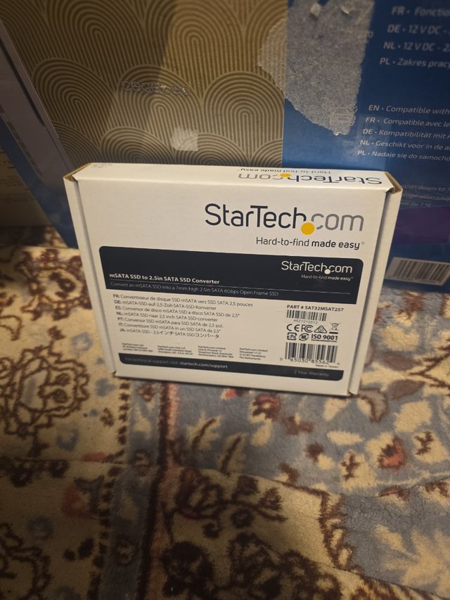 Adaptador Startech mSATA a SATA 2.5