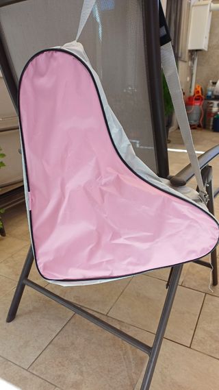 Bolsa para patines rosa