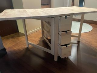 Mesa Abatible Norden Ikea Abedul