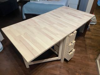 Mesa Abatible Norden Ikea Abedul