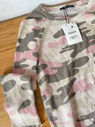 Camisa Zara Militar Talla L