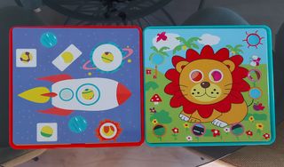 Pack 2 juegos: uno de formas y otro de colores