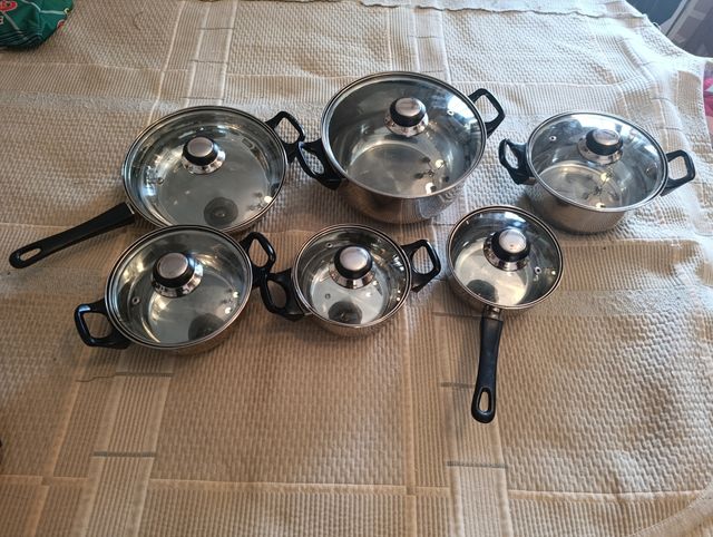 Bateria de Cocina Acero Inoxidable