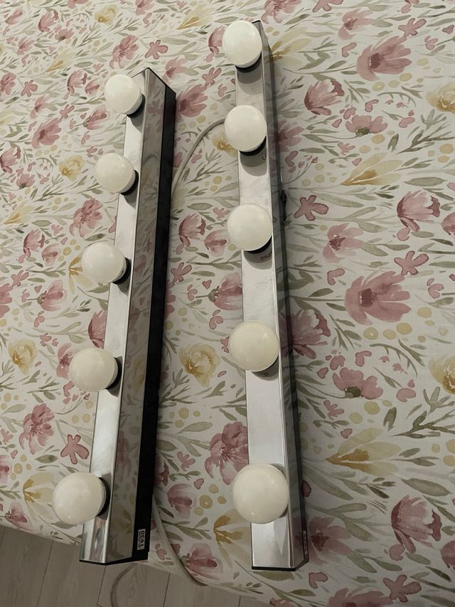 Barras de luz con 5 bombillas (x2)